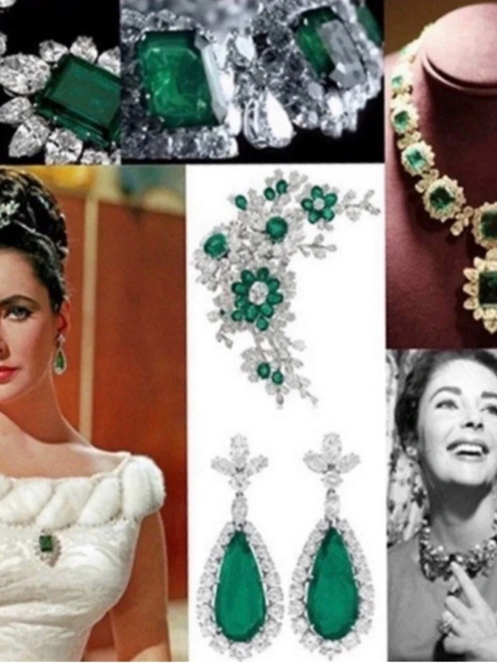 Emerald Green Vintage Clover Necklace 18k $1,697
